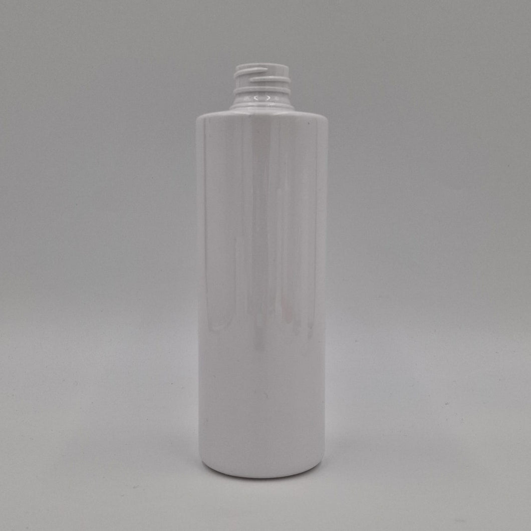 500ml WHITE PET CYLINDER 28mm 410 THREAD