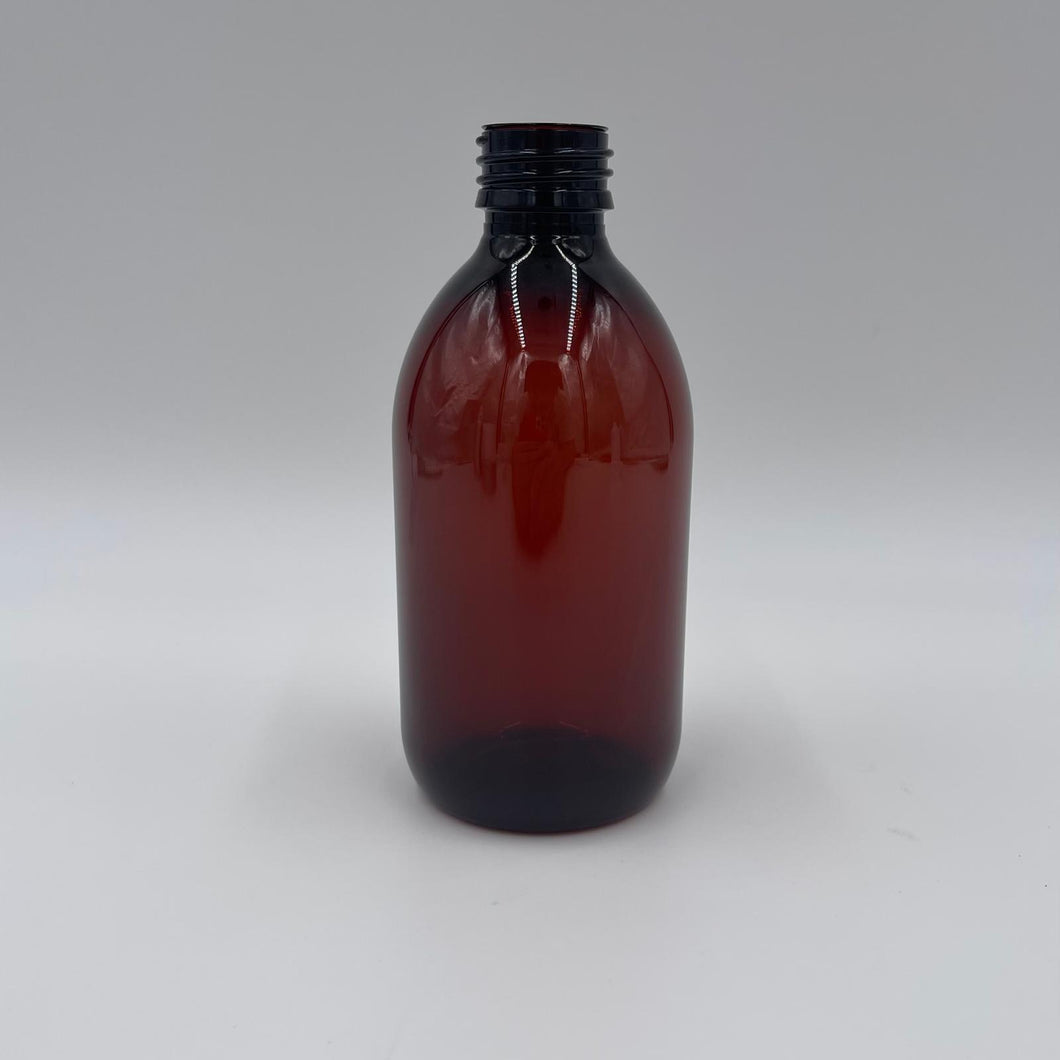 300ml SIRUP BOTTLE AMBER PET 28mm ROPP