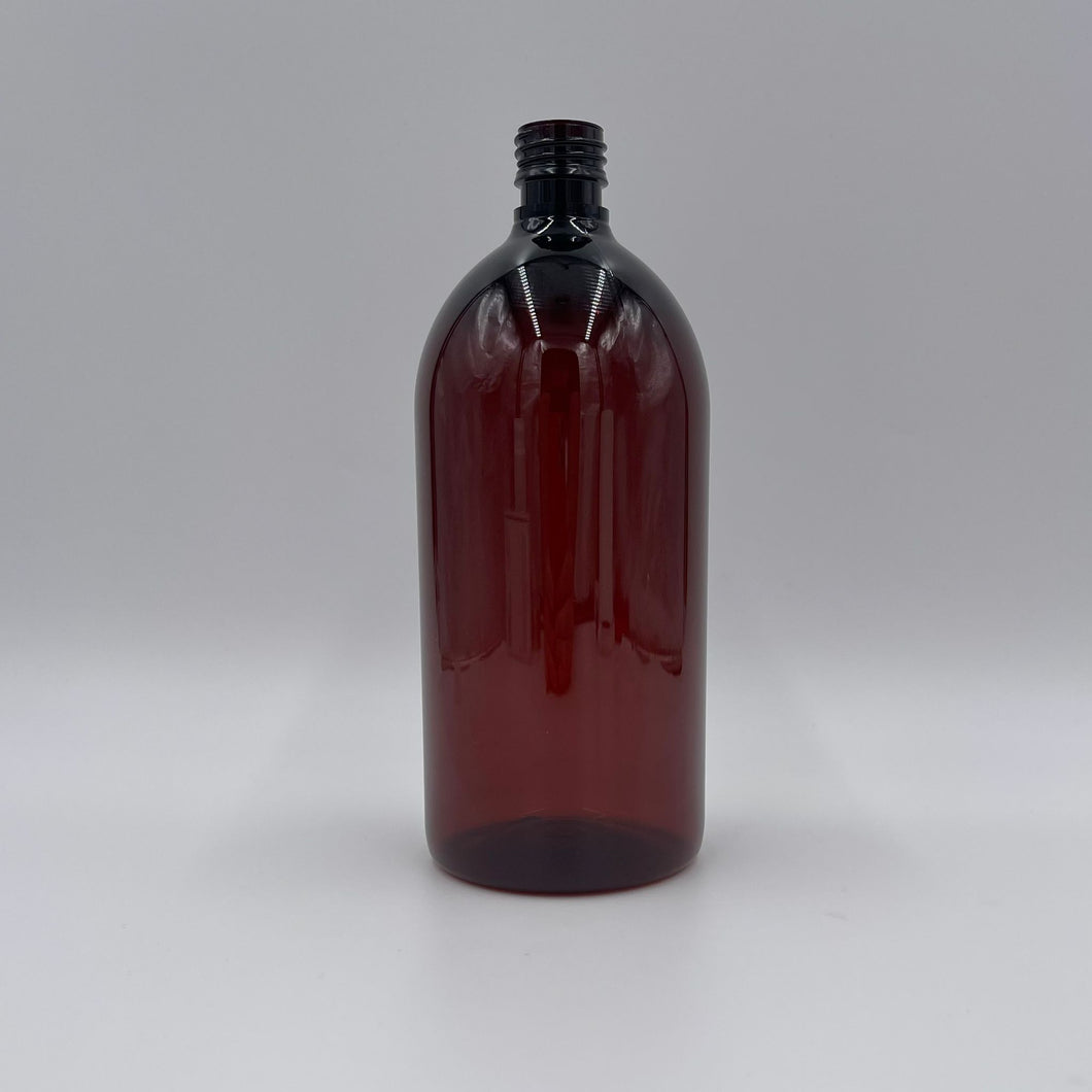1000ml SIRUP BOTTLE AMBER PET 28mm ROPP