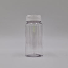 Load image into Gallery viewer, 150ml PILL JAR CLEAR 38MM WHITE HINGE GUARD IHS LINER
