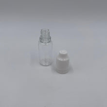 Load image into Gallery viewer, 10ml PET DROPPER C/W FINE PLUG &amp; CRC TE WHITE CAP (TRIANGLE)

