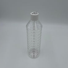 Load image into Gallery viewer, 750ml SAFETY BOTTLES CLEAR 28mm 410 &amp; CRC WHITE CAP

