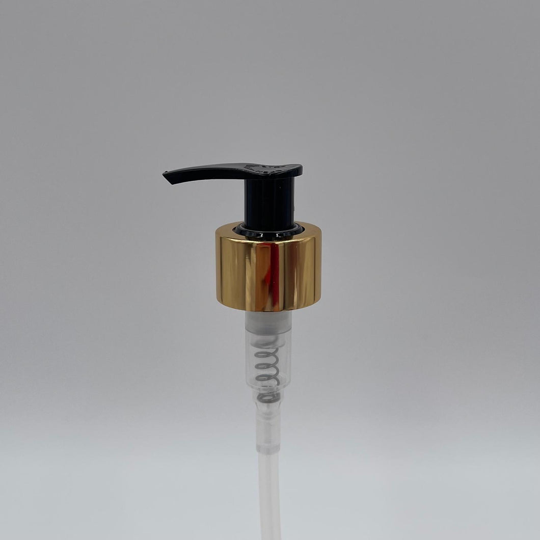 28mm 410 SMOOTH LOTION PUMP BLACK/GOLD LOCK UP