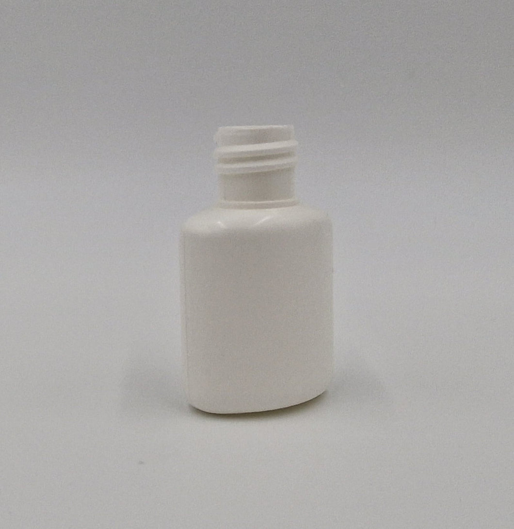 20ml OVAL WHITE LDPE 18mm 415
