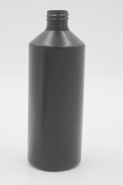 500ml SWIPE BOTTLE BLACK HDPE 28mm 410