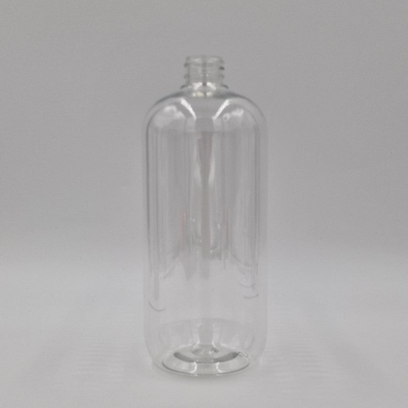 1000ml PET BOSTON ROUND CLEAR 28mm 410