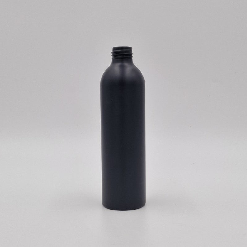 250ml TALL BOSTON BLACK ALUMINIUM 24mm 410