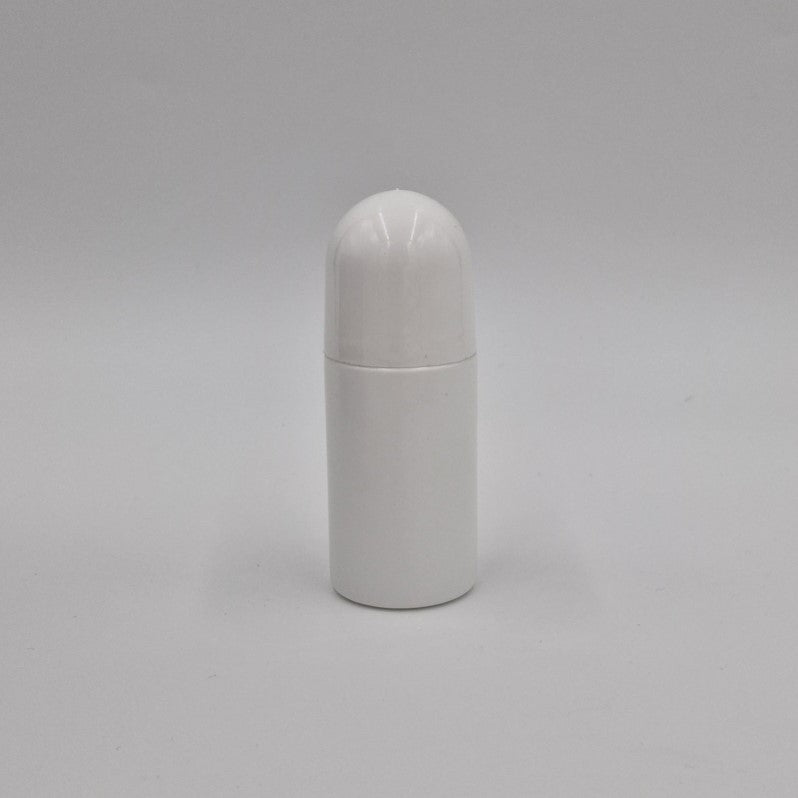 50ml ROLL ON DEO BOTTLE WHITE HDPE