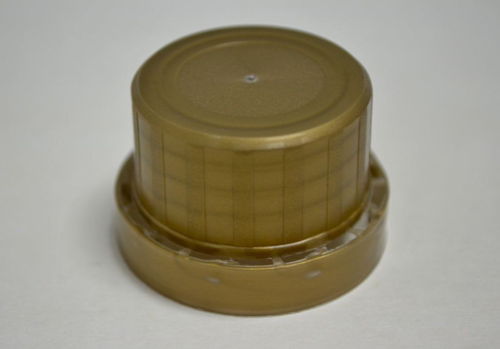 32mm TAMPER EVIDENT BORESEAL CAP GOLD – Cascelloid