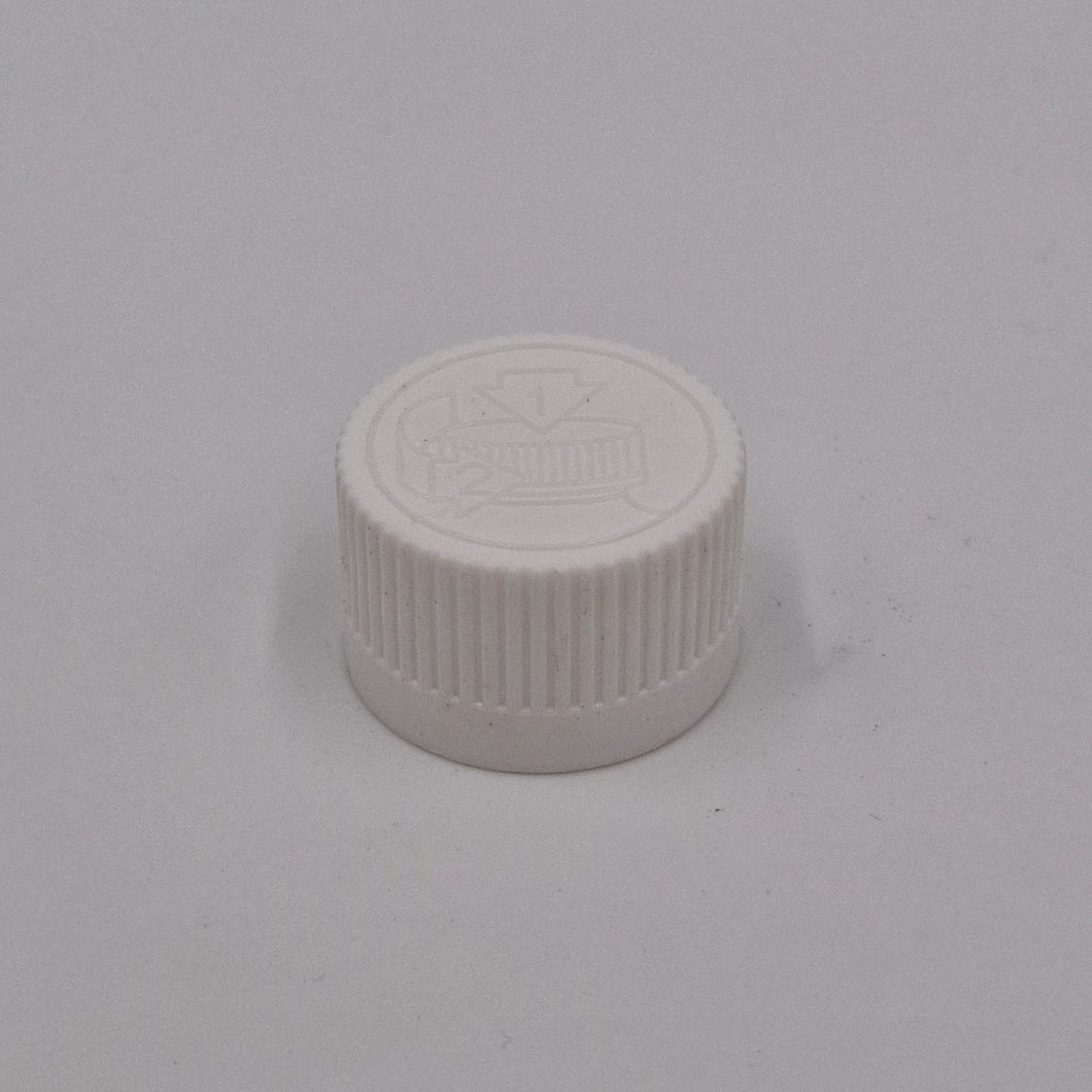 Click Lock Caps 20mm 410 CLICK LOCK CAP IN WHITE EPE LINER – Cascelloid