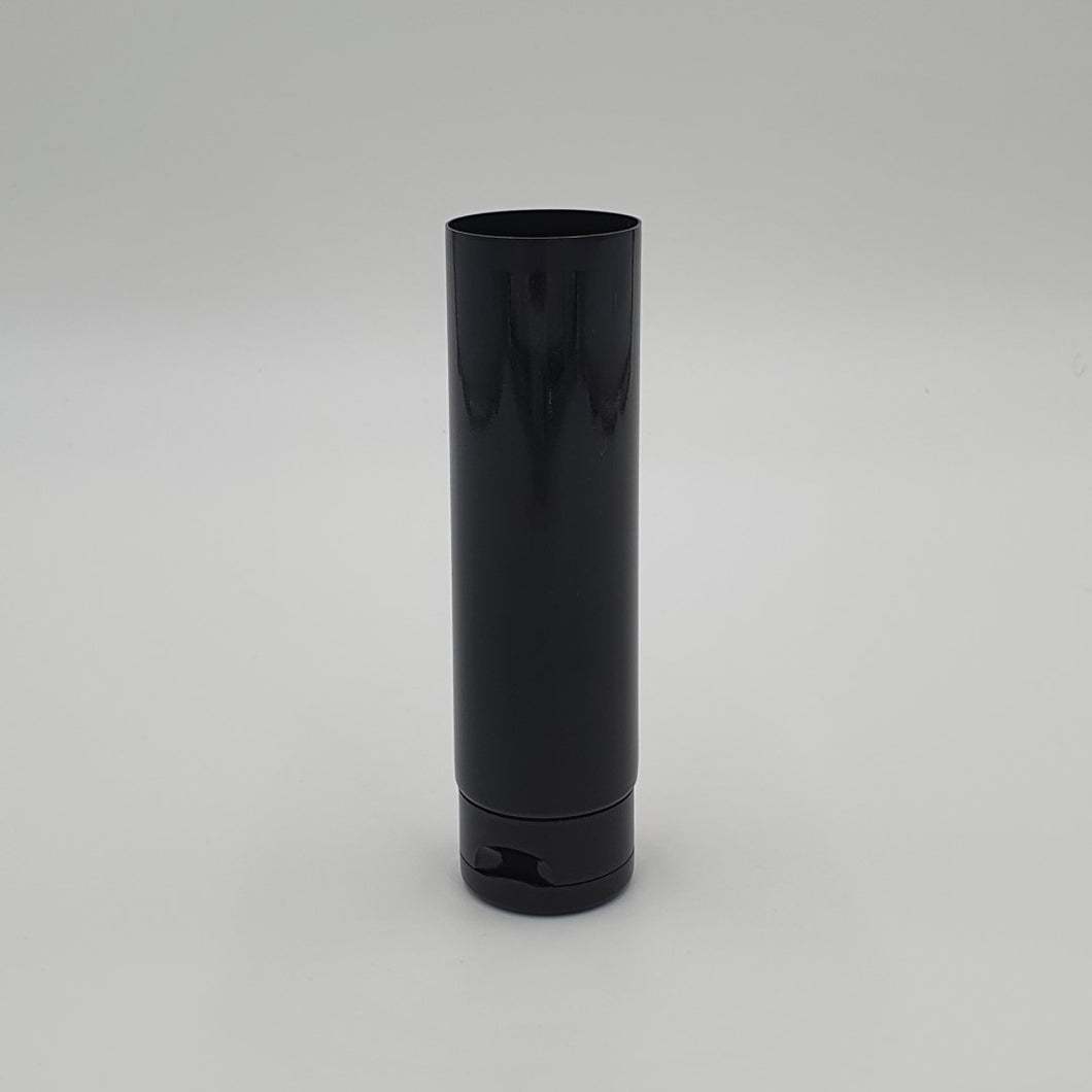 100ml TUBE BLACK LDPE FLIP TOP (3mm Oriface) 40mm X 119mm