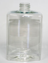 Load image into Gallery viewer, 500ml CLEAR SQUARE ANTI BAC CLEAR PET 28mm 410
