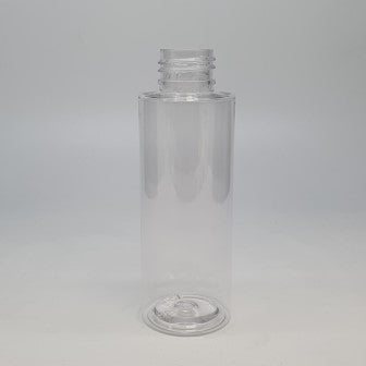 100ml CYLINDRICAL CLEAR PET 24mm 410