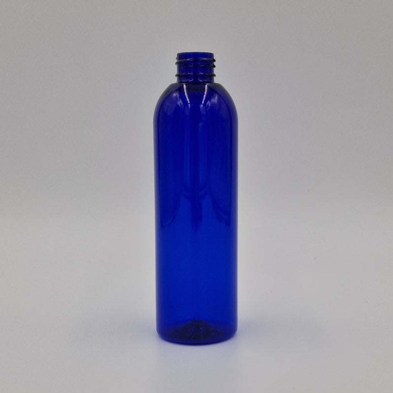 250ml TALL PET BOSTON COBALT BLUE 24mm 410