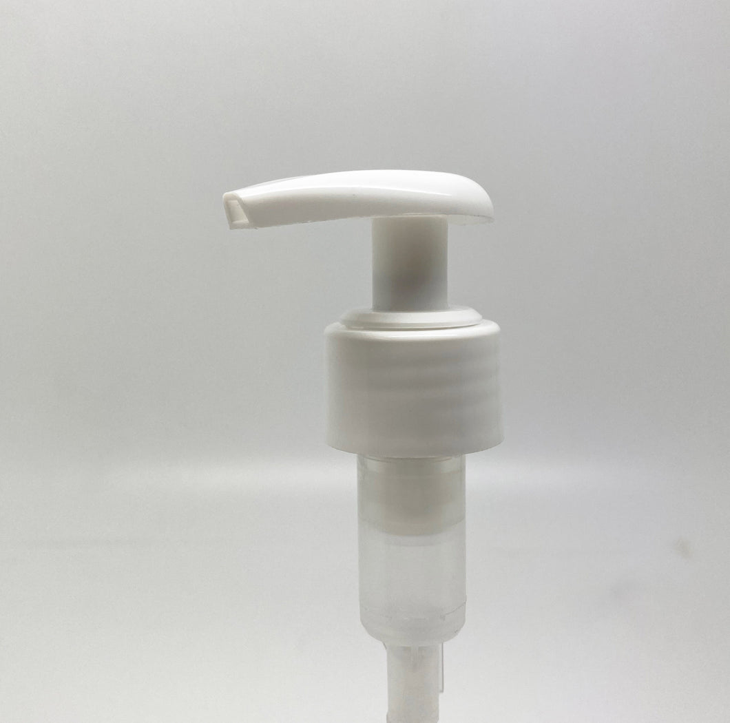 24mm 410 WHITE LOTION PUMP SMOOTH LOCK UP PUMP (2ml)