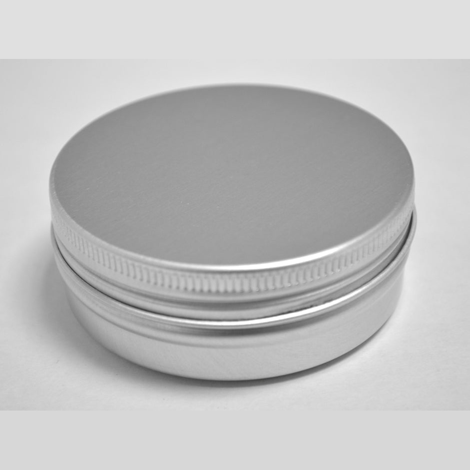 60ml ALUMINIUM JAR SCREW THREAD & CAP