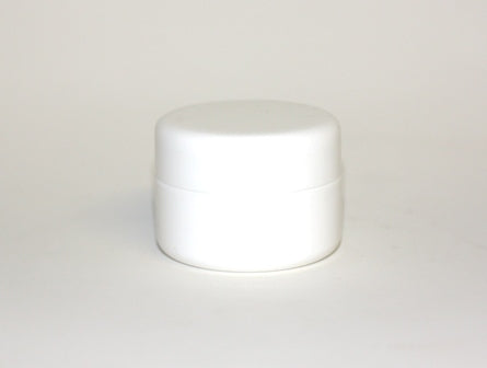 25ml DOUBLE WALL LINEA JAR WHITE & LID