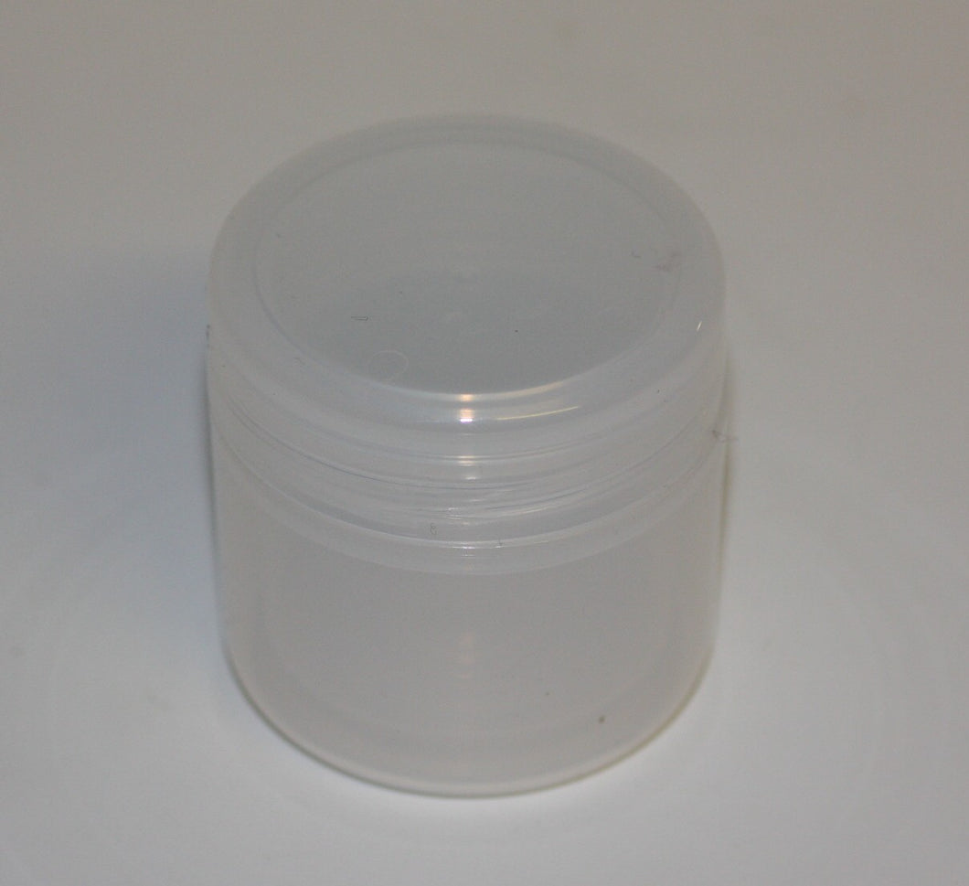 50ml DOUBLE WALL LINEA JAR & LID NATURAL