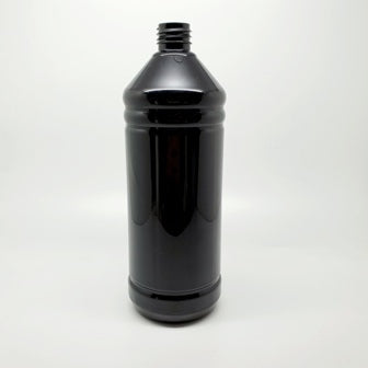 1000ml PET TAPERED NECK CYLINDER BLACK 28mm 410