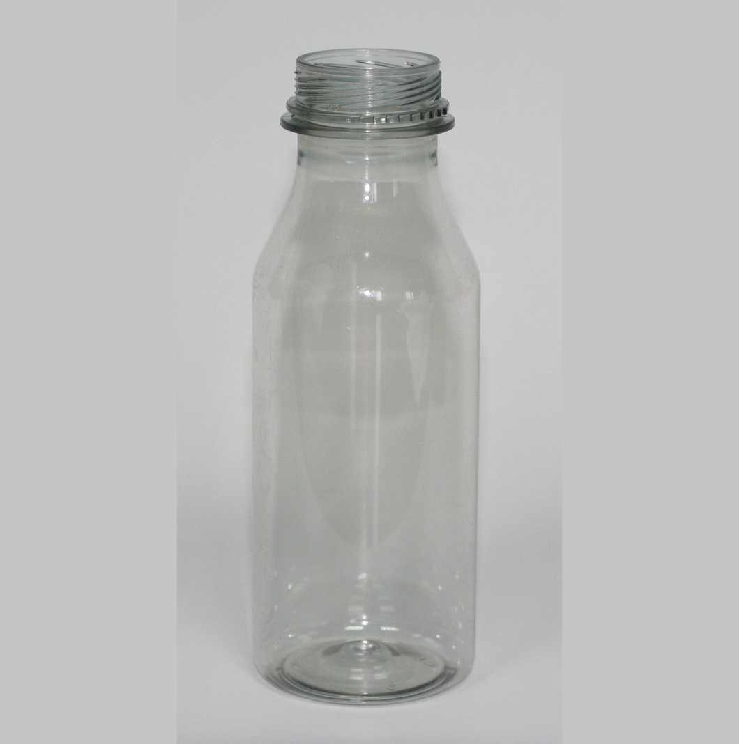 250ml TAMPER EVIDENT JUICE BOTTLE CLEAR PET 34mm T/E