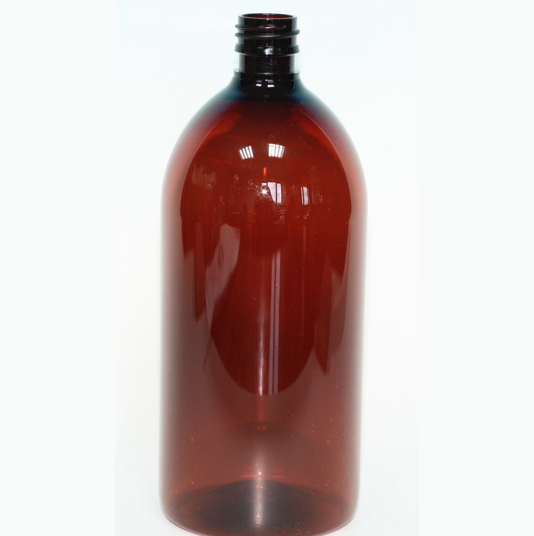 1000ml SIRUP BOTTLE AMBER PET 28mm ROPP