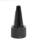 Load image into Gallery viewer, 20mm 410 2 PART SPOUTED CAP SCREW TOP BLACK
