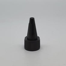 Load image into Gallery viewer, 20mm 410 2 PART SPOUTED CAP SCREW TOP BLACK
