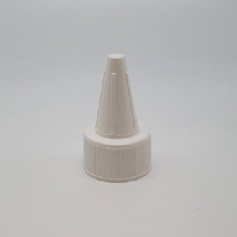 28mm 410 2 PART SPOUTED CAP SCREW TOP WHITE