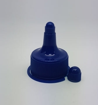 32mm 410 SPOUT & OVERCAP BLUE