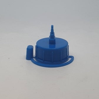 32mm 410 SPOUT BLUE WITH RECTANGULAR SPOUT TO DISPENSE A RIBBON OF PRODUCT