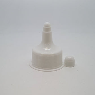 32mm 410 SPOUT & OVERCAP WHITE