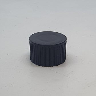 20mm 410 BLACK RIBBED WADLESS CAP BORESEAL