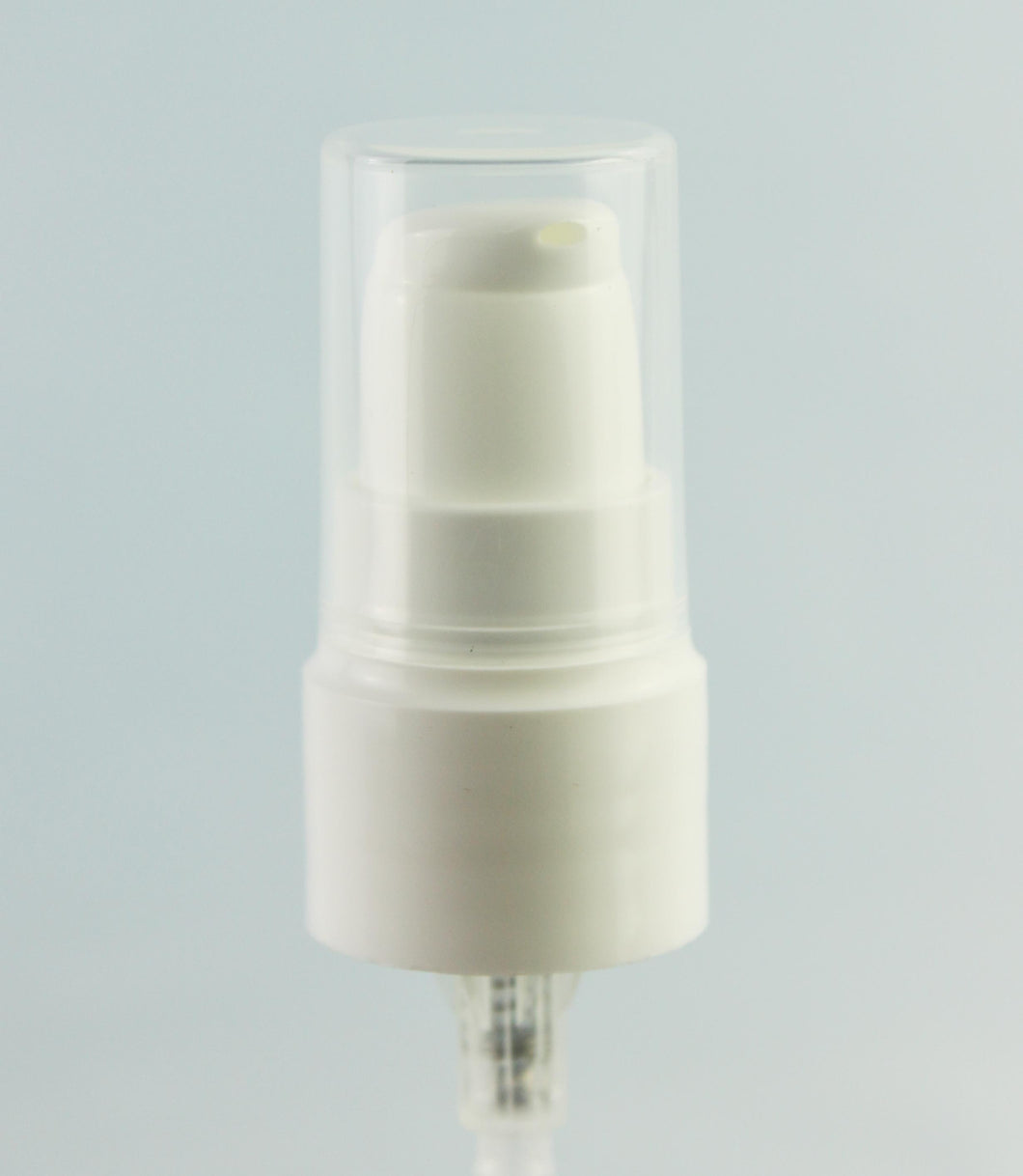 20mm 410 WHITE TREATMENT PUMP & OVERCAP (0.45ml)