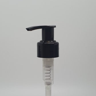 24mm 410 LOTION PUMP BLACK SMOOTH LOCK UP