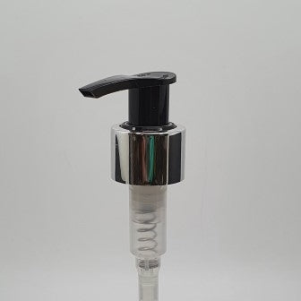 24mm 410 BLACK SILVER LOTION PUMP LOCK UP