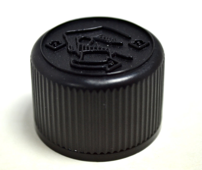 28mm 410 BLACK CRC MEDILOC CAP FOIL LINER