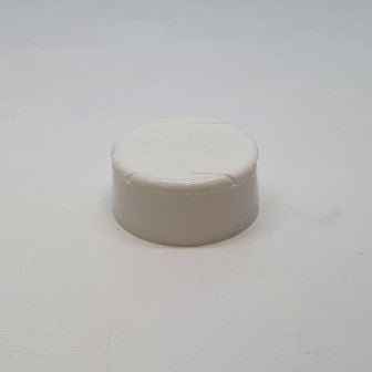 38mm WHITE DUAL FLAPPER CAP