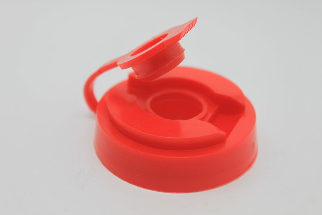 RED SINGLE CENTRE  HATCHWAY CAP