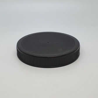 100mm 400 BLACK RIBBED WADLESS CAP