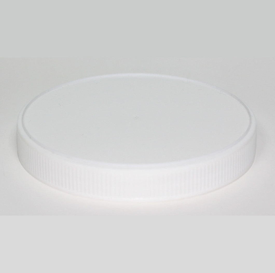 100mm WHITE LID PP WADLESS