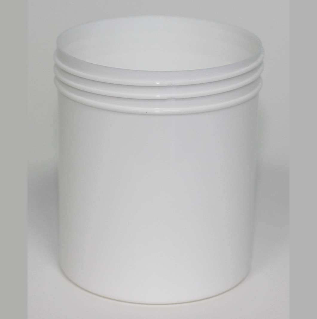 250ml WIDE NECK JAR WHITE PP 70mm 400