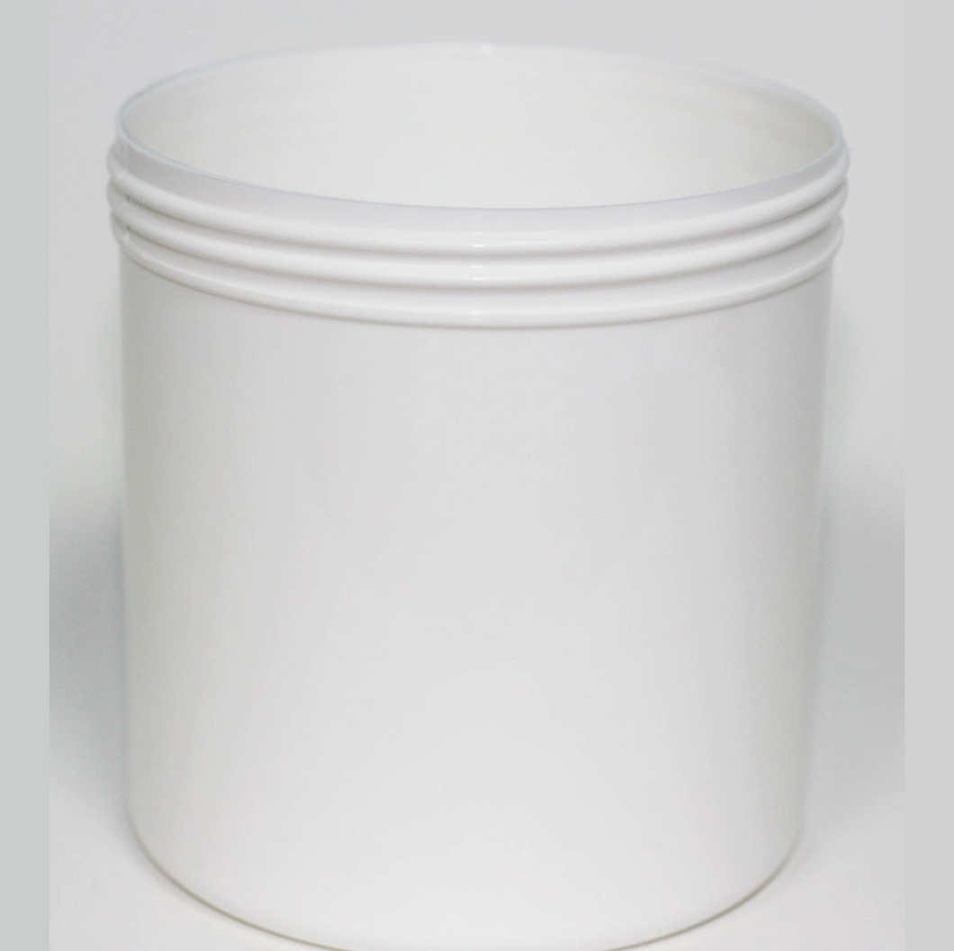 650ml WHITE PP JAR 100mm