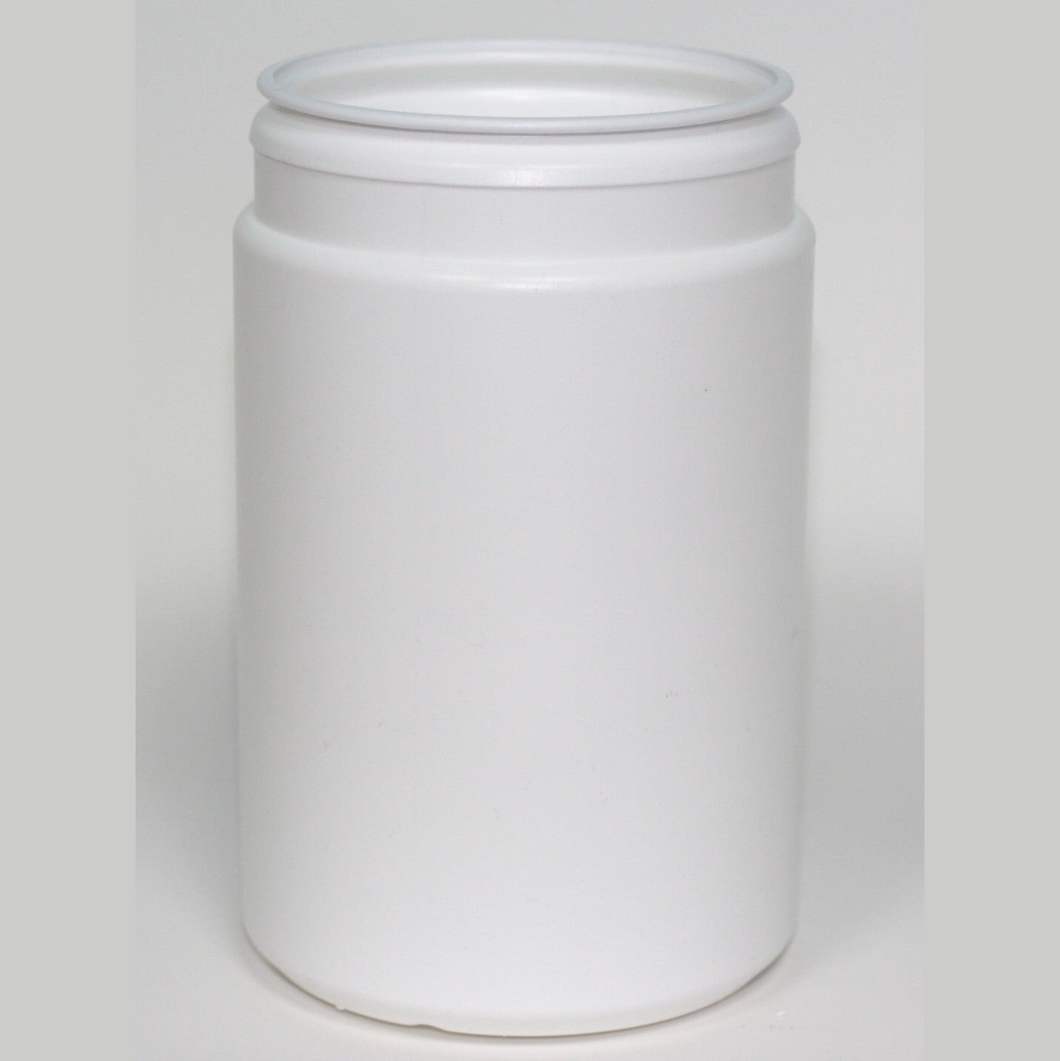 1000ml DUMA POT WHITE HDPE 65gm 95mm