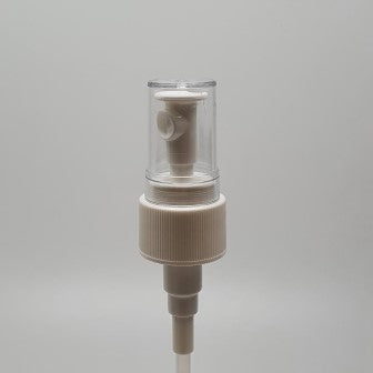 24mm 410WHITE RIBBED HIGH OUTPUT ATOMISER SPRAY (0.6ml)