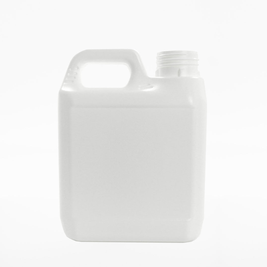 1000ml JERRICAN WHITE HDPE 38mm T/E