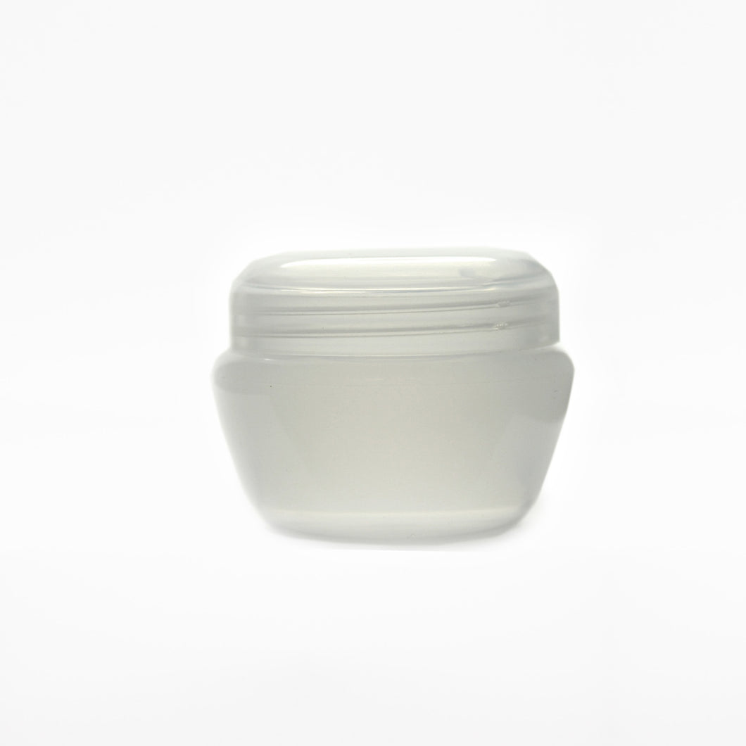 30ml COSMETIC JARS NATURAL COMPLETE WITH SHIVE & LID