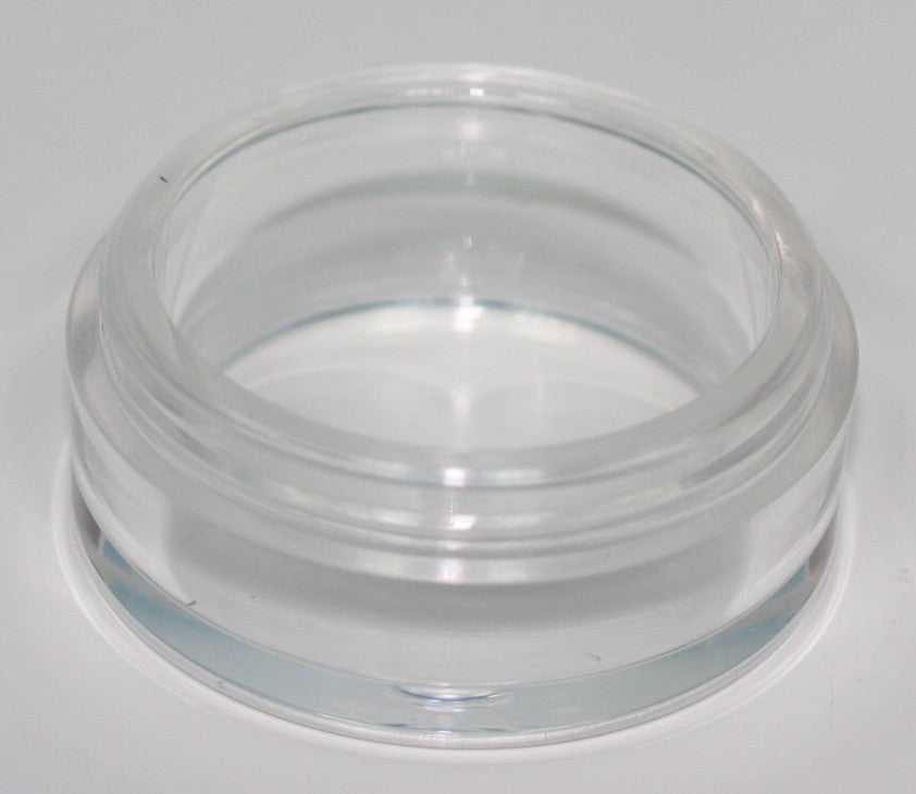 10ml CLEAR FLAT SIFTER JAR