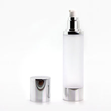 Load image into Gallery viewer, 100ml AIRLESS SILVER AND FROSTED
