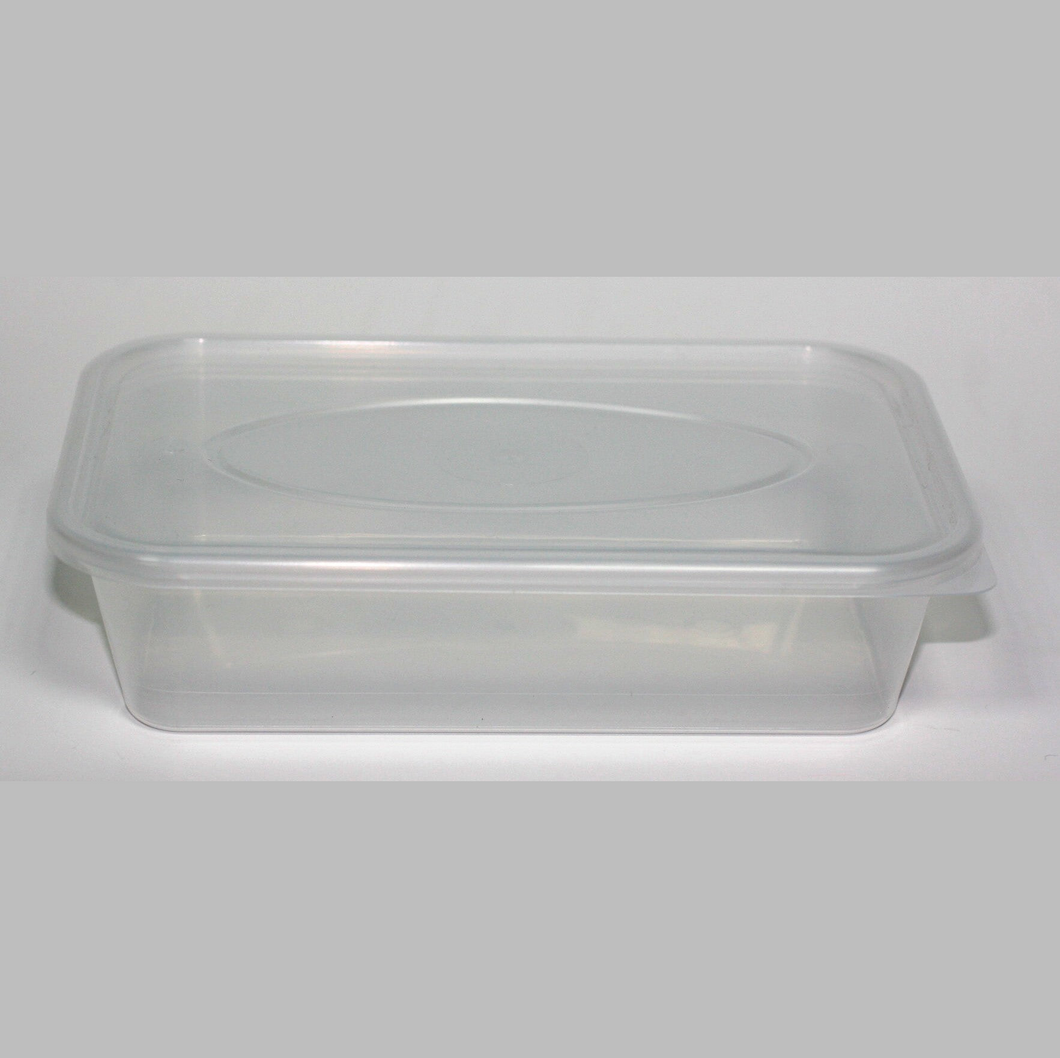 500ml FOOD STORAGE TUB NATURAL PP & LID