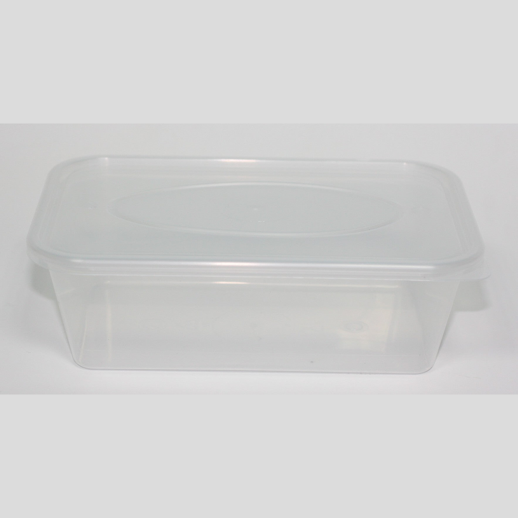 650ml FOOD STORAGE TUB NATURAL PP & LID